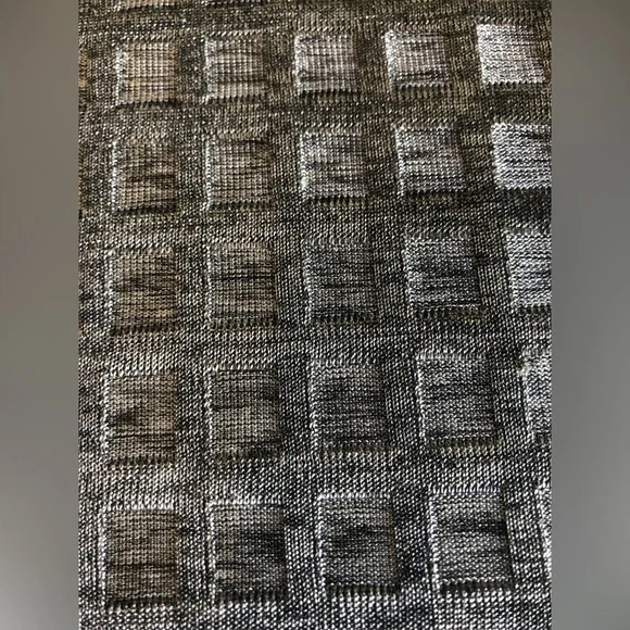 Zara silver metallic geometric tunic - Picture 4 of 6